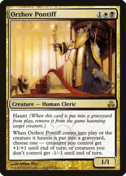 Orzhov Pontiff - Foil Guildpact LP MTG - Image 1