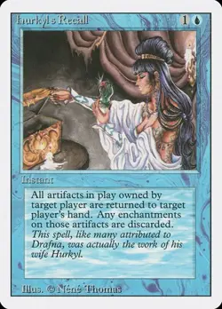 Hurkyl's Recall Revised Edition LP MTG - Image 1