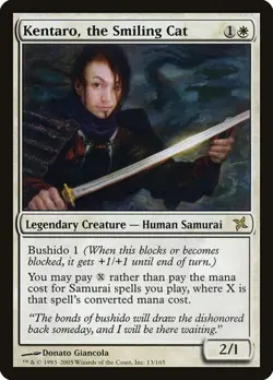 Kentaro, the Smiling Cat Betrayers of Kamigawa LP MTG - Image 1