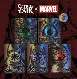 MTG Secret Lair x Marvel's Spider-Man: Mana Symbiote Raised Foil Edition Sealed - Image 1