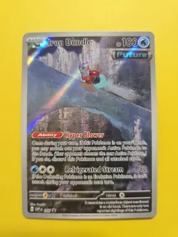 Iron Bundle 066 Sv: Scarlet & Violet Promo Cards Holo Pokemon TCG Illustration - Image 1