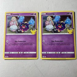 2x Cosmog 013/025 Celebrations Pokemon TCG NM - Mint Holo Rare Card - Image 1