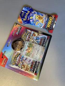 Lot of Pokemon TCG Prismatic Evolutions Blister 2 Pack + Surging Sparks Pack New - Image 2