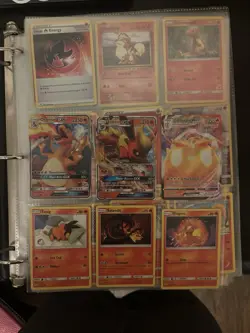 POKEMON MEGA LOT!! 🔥🔥 450 Plus Cards with Four Big Cards and Binder - Image 2