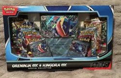 Pokemon Trading Card Game TCG Greninja ex Kingdra Ex Special Collection Box New - Image 1