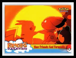💥 Pokemon Mewtwo Strikes Back New Friends & Farewells Blue Label Topps # 59 - Image 1
