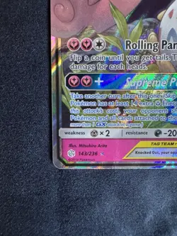 2019 Pokemon SM Cosmic Eclipse Togepi Cleffa Igglybuff Tag Team Holo #143/236 - Image 2