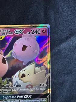 2019 Pokemon SM Cosmic Eclipse Togepi Cleffa Igglybuff Tag Team Holo #143/236 - Image 4