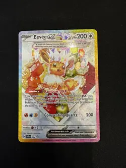 Pokemon TCG Eevee EX 174 S&V Prismatic Evolutions SPC Promo Card (NM Condition) - Image 1