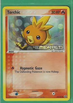 Pokemon Emerald "Torchic" 69/106 Holo X1 - Image 1