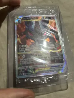 Pokemon Sealed Lucario VSTAR SWSH291 SWSH Sword Shield Promo Card Black Star New - Image 2