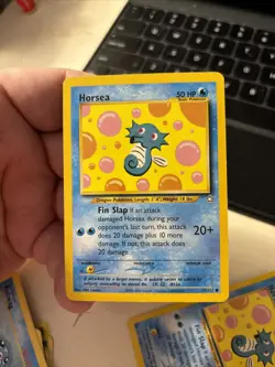 Pokemon TCG Horsea Neo Genesis 62/111 Regular Unlimited Common - Image 1