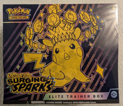 Pokemon TCG Scarlet Violet Surging Sparks Elite Trainer Box ETB NEW SEALED - Image 1