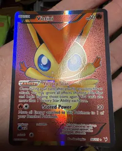 Victini 98/101 Full Art Holo Pokemon 2012 NM Noble Victories 🔥 - Image 1