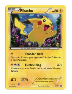 Pikachu (Collector Chest) XY89 Promo Holo XY Promos Pokemon TCG MP - Image 1