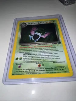 Pokemon Dark Golbat TCG Holo Card 7/82 German - Image 2