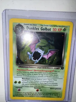 Pokemon Dark Golbat TCG Holo Card 7/82 German - Image 5