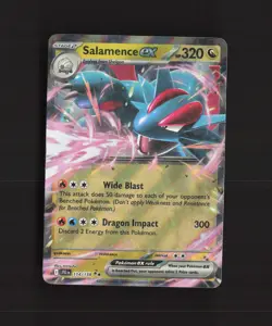 Salamence ex 114/159 Journey Together Ultra Rare Holo Pokemon Card LP+ - Image 1