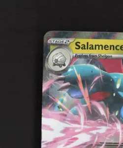 Salamence ex 114/159 Journey Together Ultra Rare Holo Pokemon Card LP+ - Image 3
