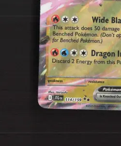 Salamence ex 114/159 Journey Together Ultra Rare Holo Pokemon Card LP+ - Image 5