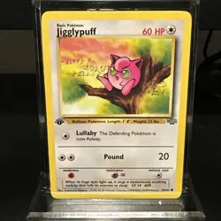 1999 Pokemon TCG Jigglypuff Jungle 54/64 1st Edition NM-/LP+ - Image 2