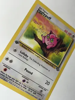 Pokemon TCG Jigglypuff Jungle 54/64 Regular 1st Edition Common - Image 1