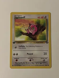 Pokemon TCG Jigglypuff Jungle 54/64 Regular 1st Edition Common - Image 2