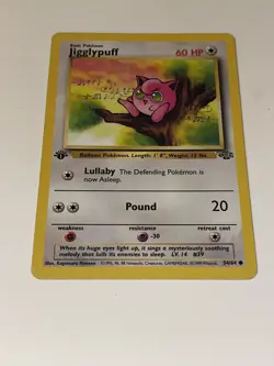 Pokemon TCG Jigglypuff Jungle 54/64 Regular 1st Edition Common - Image 3