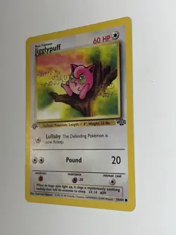 Pokemon TCG Jigglypuff Jungle 54/64 Regular 1st Edition Common - Image 4