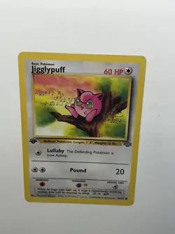 Pokemon TCG Jigglypuff Jungle 54/64 Regular 1st Edition Common - Image 5