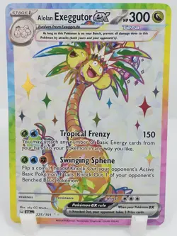Pokemon Alolan Exeggutor ex 225/191 Surging Sparks NM/M Unplayed Pack Fresh - Image 1