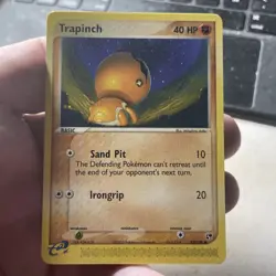 2003 Nintendo Pokemon EX Sandstorm Trapinch 82 /100 - Image 1