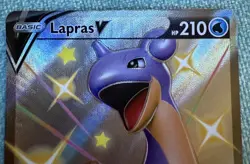 Pokemon TCG Lapras V Shining Fates SV110/SV122 Holo Shiny Holo Rare - Image 2