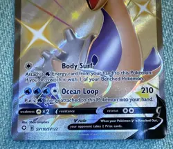 Pokemon TCG Lapras V Shining Fates SV110/SV122 Holo Shiny Holo Rare - Image 3