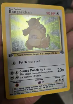Pokemon Kangaskhan 1st Edition Fossil. Hp/dmg - Image 3
