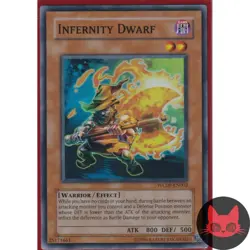 Yugioh Infernity Dwarf WC09-EN002 Super Rare LP - Image 1