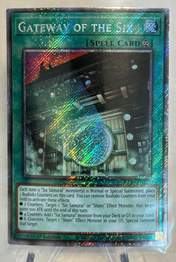 Yugioh! Gateway of the Six - RA03-EN229 - Platinum Secret Rare - 1st Edition - Image 1