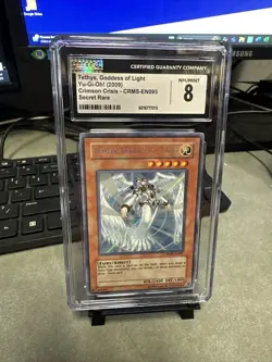 Yu-Gi-Oh! - Tethys, Goddess of Light - CRMS EN095 Unlimited [CGC 8 NM/MINT] - Image 1