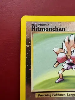 Hitmonchan 2 Reverse Holo Best Of Game Winner Stamped Pokemon Card NM 3 Swirls - Image 2