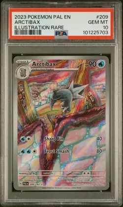 PSA 10 Arctibax 209/193 IR Illustration Rare Paldea Evolved PAL Pokemon Card - Image 1