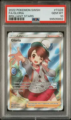 PSA 10 Gloria TG26/TG30 Trainer Gallery Brilliant Stars Pokemon Card - Image 1