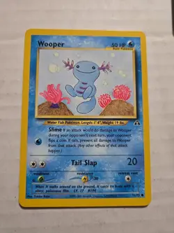 Pokemon Card - Neo Discovery 71/75 - WOOPER (common) - WOTC - Image 1