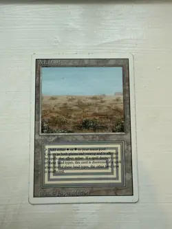 Magic the Gathering Scrubland Revised Edition Dual Land Regular Card - Image 1