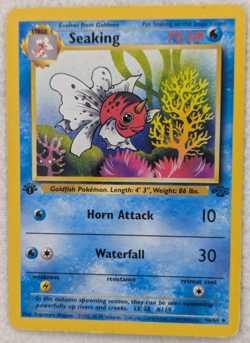 1999 Seaking #46 Jungle Regular Pokemon Card Uncommon 1st Edition - Image 1