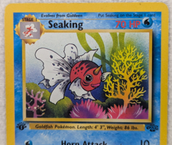 1999 Seaking #46 Jungle Regular Pokemon Card Uncommon 1st Edition - Image 3