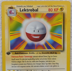 1999 Electrode Lektrobal #21 1st Ed Base Set German Regular Pokemon Card Rare - Image 2