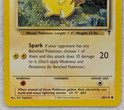 2002 Pikachu #86 Legendary Collection Regular Pokemon Card Common - Image 3