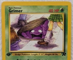 2000 Grimer #57 Team Rocket Regular Pokemon Card Common 1st Edition - Image 3