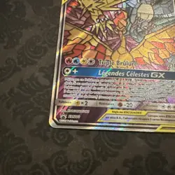 (French) Moltres Zapdos Articuno SM210 GX Tag Team Hidden Fates Promo Card - Image 2