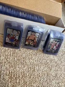 HUGE One Piece TCG Lot English SEC SR DON 280+ Cards Sleeved Mint - See List - Image 3
